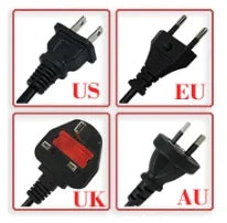 72V 60V 2A/3A/5A 20S 16S 18650 Lithium Battery Charger DC 5.5*2.1mm, Multiple Plug Options, Intelligent Charger EU/US/UK/AU
