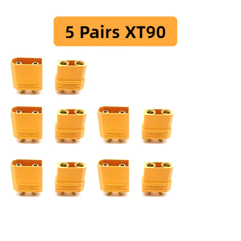 Wholesale 10PCS XT90 XT-90 Plug Male Female Bullet Connectors Plugs For RC Lipo Battery Quadcopter RC LV Drone Car Lipo Battery