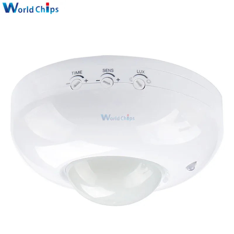 Newest Arrival LED Motion Sensor 110V 220V Automatic Infrared PIR Infrared Detector 360 Degree Time-Delay Motion Sensor Switch