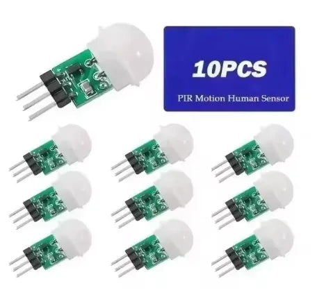 1-10PCS HC-SR501 SR505 Mini IR Pyroelectri Infrared PIR Motion Human Sensor Automatic Detector Module AM312 Sensor DC 2.7 to 12V