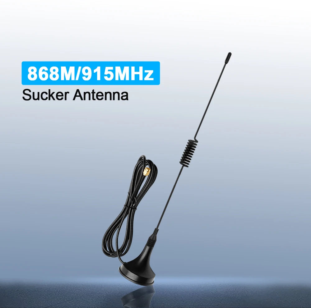 Lora 868MHz 915MHz Antenna with Magnetic Base SMA Male Omni Long Range Antennas 900MHz 1m 2m Pigtail Antena DTU Aerial