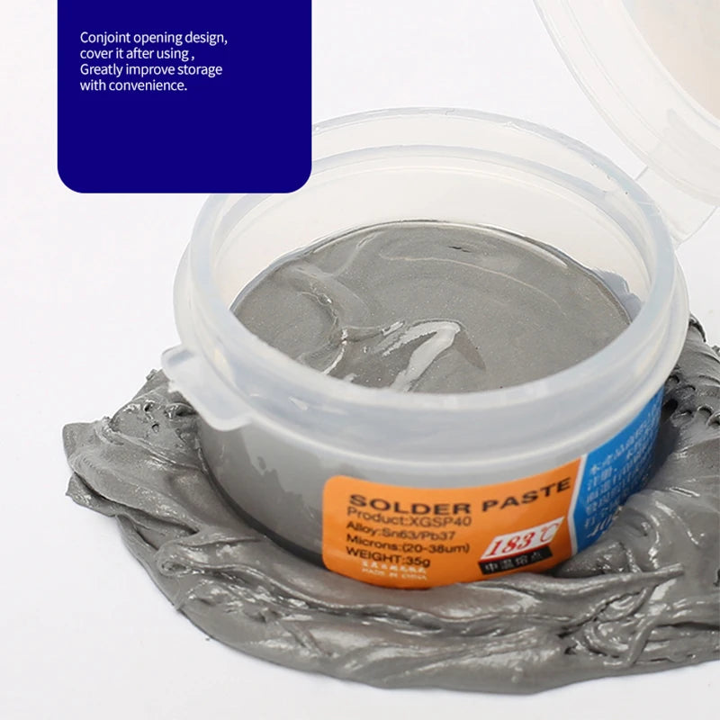 MECHANIC 183℃ Solder Tin Paste Sn63/Pb37 BGA Reballing Welding Flux Soldering Cream for Mobile Phone IC CPU SMD PCB Rework Tools
