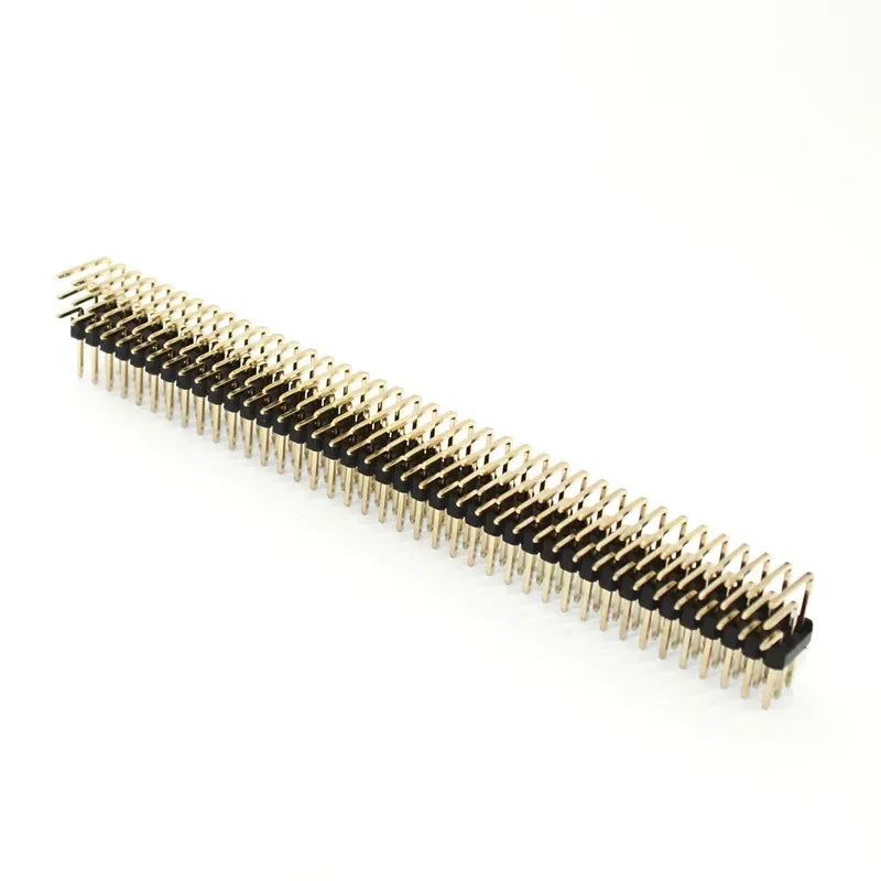 5pcs 2.0mm 3*40P Triple Row Straight 90D Right Angle R/A Breakaway Rohs Gold PCB Male Female Pin Header Connector 3x40pin