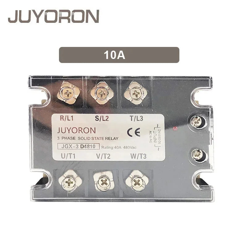 3 Phase DC-AC 10A 25A 40A DA 60A 80A 100A 200A Three Phase SSR 3-32V DC Control 24-480V AC Solid State Relay SSR JGX-3 D4840