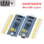STM32F103C8T6 CH32F103C8T6 ARM STM32 Minimum System Development Board STM32F401 STM32F411 + ST-LINK V2 Download Programmer