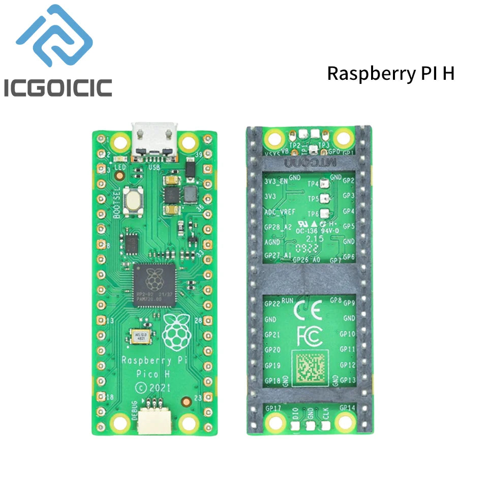 Raspberry Pi Pico or Pico W Development Board A Low-Cost High-Performance Microcontroller Board RP2040 Cortex-M0+ Dual-Core ARM