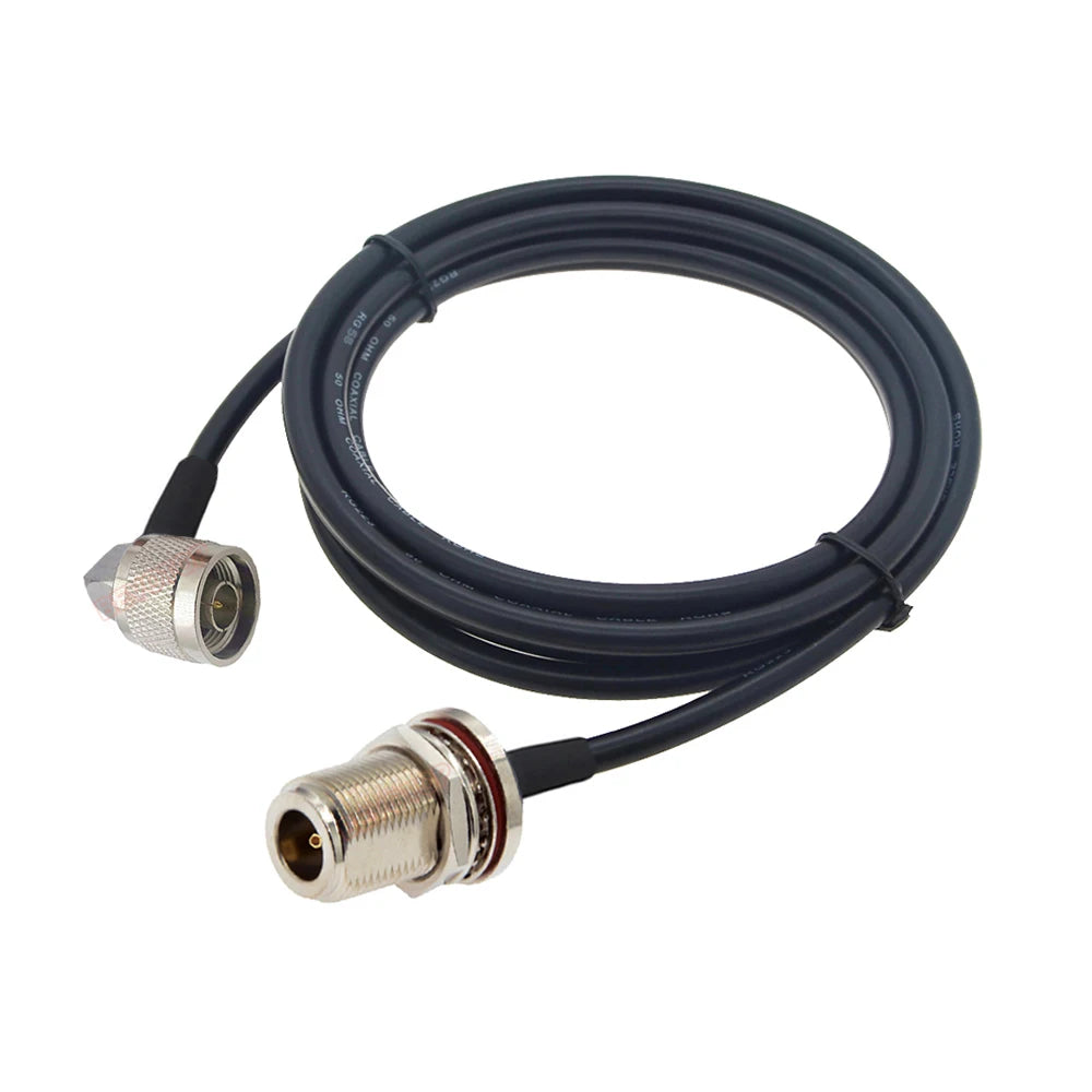 N Type Cable RG58 N Male to N Female Connector Extension Cable Low Loss RG-58 N Cable Male to Female Jumper Pigtail 15cm~30m