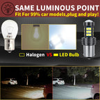 2pcs P21W 7506 BA15S LED Backup Light Bulb Reverse Lamp Canbus For Volvo C30 S40 S60 S70 S80 V40 V50 V60 V70 XC60 XC70 XC90