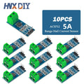 5/10 Uds ACS712 5A 20A 30A Módulo De Sensor De Corriente Hall De Rango Módulo De Sensores ACS712 Para Arduino Kit Electrónico