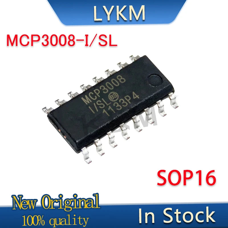 2-5/PCS New Original MCP3008-I/SL MCP3008T-I/SL SOP16 SPI serial interface/ADC chip In Stock