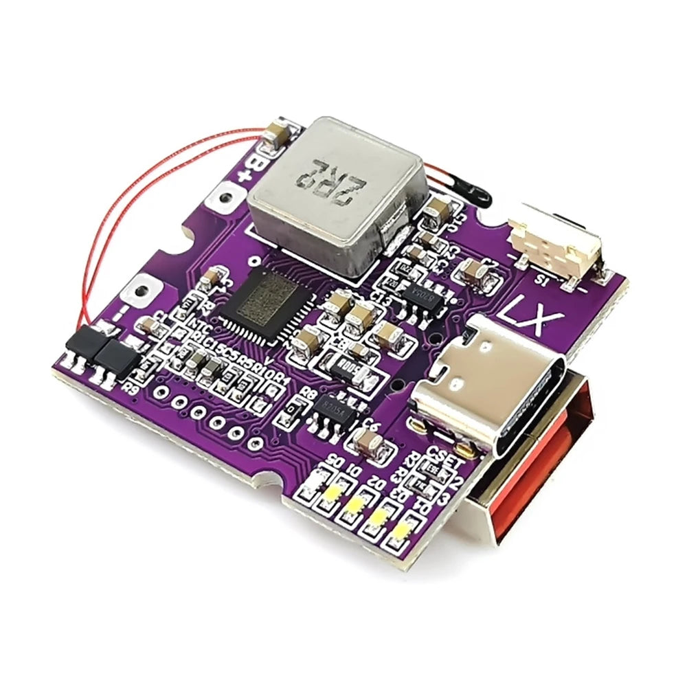 22.5W Mobile Power Module Power Bank Bidirectional Fast Charging Circuit Board With Digital/Light Type-C USB Suppor PD/QC3.0 2.0