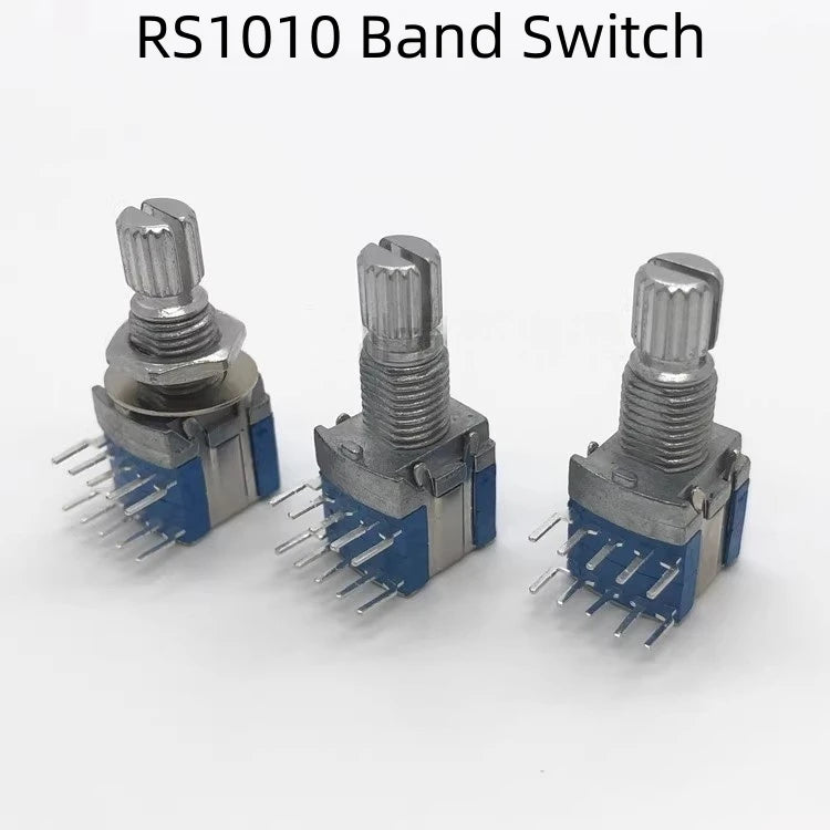 RS1010 Band Switch Rotary Switch Gear Change Switch 1 Pole 5 Position 2 Pole 3 /4 Position 15MM