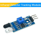 Infrared Detector Tracking Transmission Line TCRT5000 Tracker Sensor Obstacle Avoidance Sensor Module for Arduino Diy Car Robot