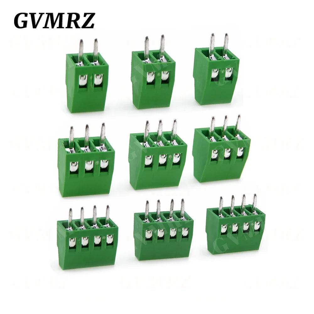 5PCS KF120 2.54mm Pitch 2p/3p/4p Straight Pin Pcb Screw Terminal Block Connector 2pin 3pin 4pin KF-120 KF120-2p
