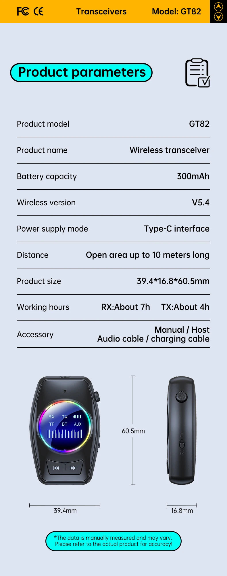 AUX Bluetooth 5.4 Audio Adapter Receiver Transmitter 4 in 1 With Display Screen Support TF Card For Car TV PC Speaker 3.5mm