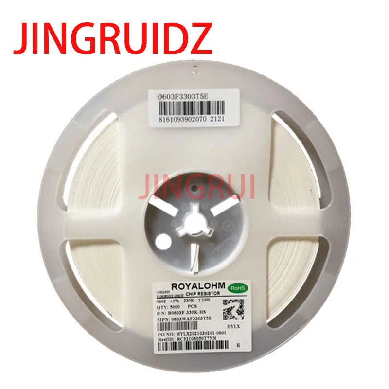5000pcs/Reel UNI-ROYAL 0805 5% 1/8W SMD Chip Resistor FH 0R ~ 10M 10R 47R 100R 220R 330R 470R 1K 4.7K 10K 47K 100K 330 470 Ohm