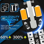 10pcs  W5W Led T10 Canbus Led Bulbs 8Pcs 5730 SMD 168 194 LED Interior Map Dome Lights Auto Clearance Light Parking Signal Lamp