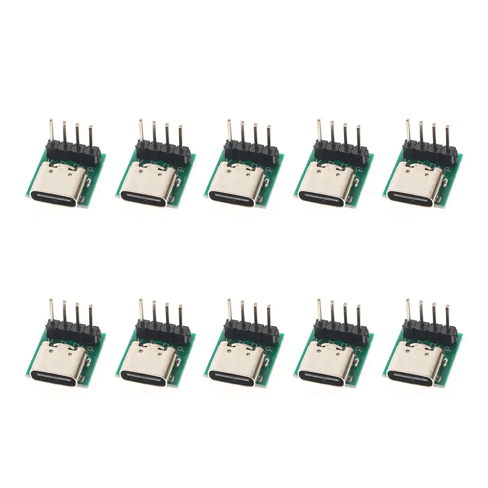 10PCS TYPE-C DIY USB PCB board double-sided USB3.1 16P PCB electronic Test board
