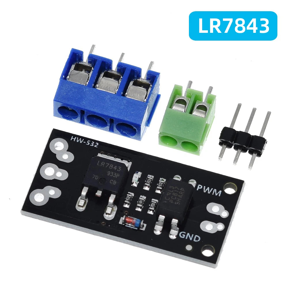 FR120N LR7843 AOD4184 D4184 Isolated MOSFET MOS Tube FET Module Replacement Relay 100V 9.4A 30V 161A 40V 50A Board