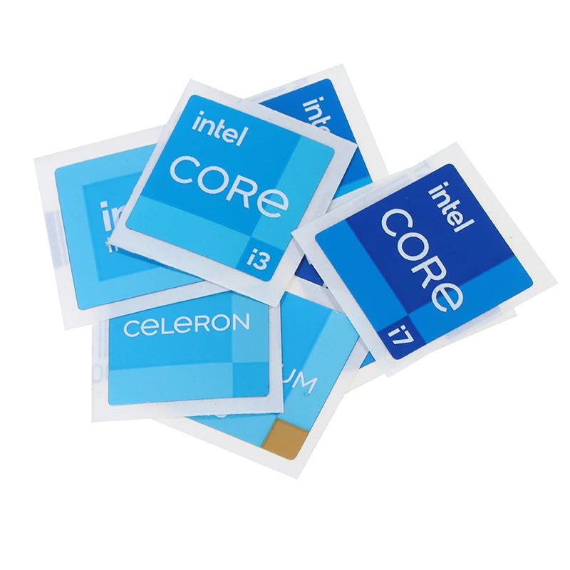 5PCS1.8*1.8cm DIY Original 11 Generation Evo Certification Label Core I9 I7 I5 I3 Laptop Desktop Cpu Sticker