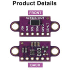 VL53L0X Time-of-Flight Laser Ranging Sensor IIC GY-530 VL53L0X VL53L1X V2 Laser Distance Module High Accuracy