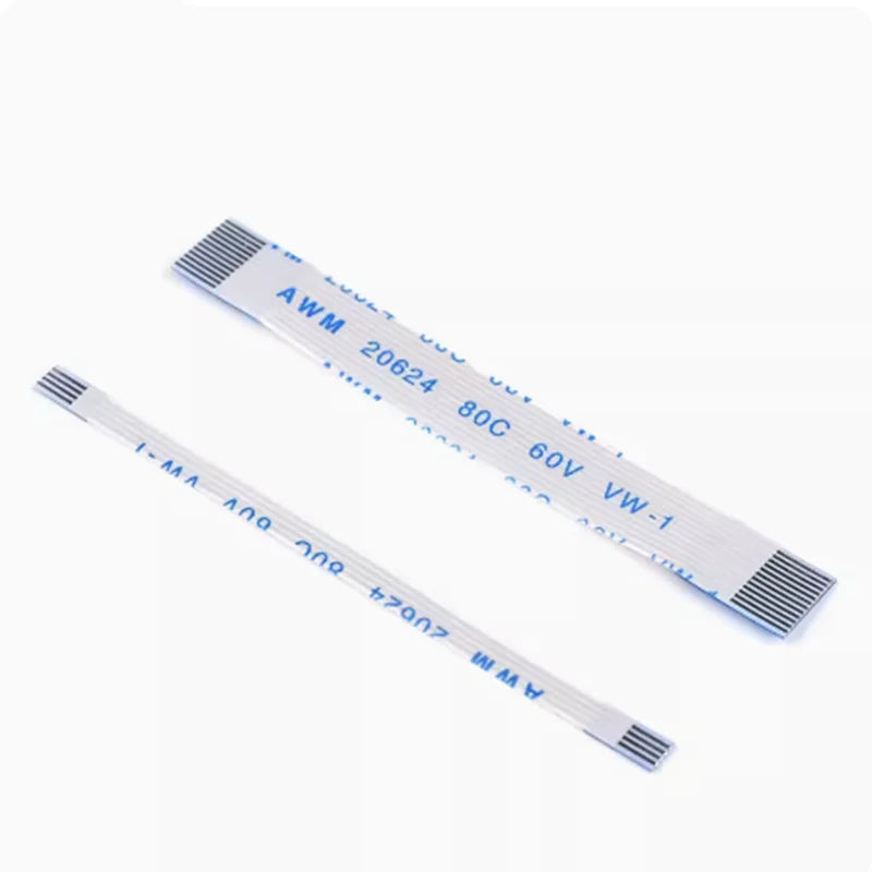 10pcs 1.0mm FPC FFC Flexible Flat Cable A /B Type 4/6/8/10/12/14/16/18/20 Pin Wire Length 5/10/15/20CM