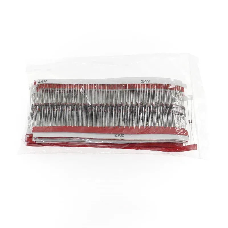 1020pcs 34Value DO-35 1/2W 2V-47V Zener Diode Assorted kit