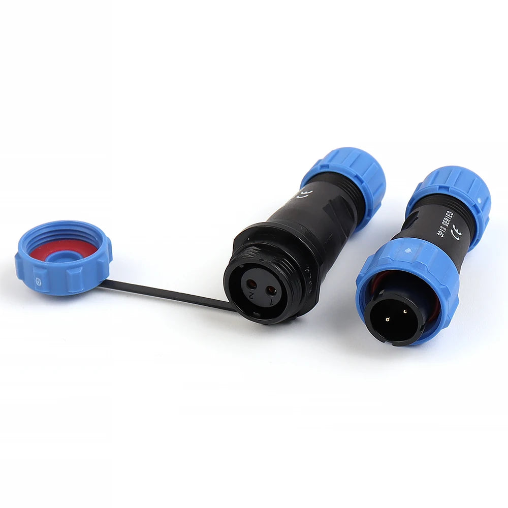 SP13 Aviation Waterproof Connector IP68 Docking Electrical Cable Wire Male Female Plug Socket Welding Type Industrial Connector