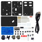 Four Degree of Freedom Assembly Robotic Arm Microcontroller Soldering Kit Acrylic Robotic Arm DIY Maker Learning Parts
