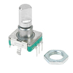 【Yb1】【Av1】【HMA73】1Pc 2026 New EC11 Thin Rotary Encoder with Switch 30 Positioning 15 Pulse 15mm Half-axis