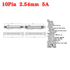 1sets DC 36V 5A Waterproof Magnetic Pogo Pin Connector 5Pin With Ears Pogopin Male Female Spring Loaded DC Power Socket