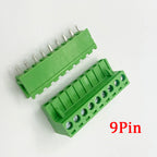 5Pair 5.08mm Pitch 2EDG Straight Pin PCB Screw Terminal Block 2/3/4/5/6/7/8/9/10/12Pin 300V 10A Wire Connector Plug-in Socket