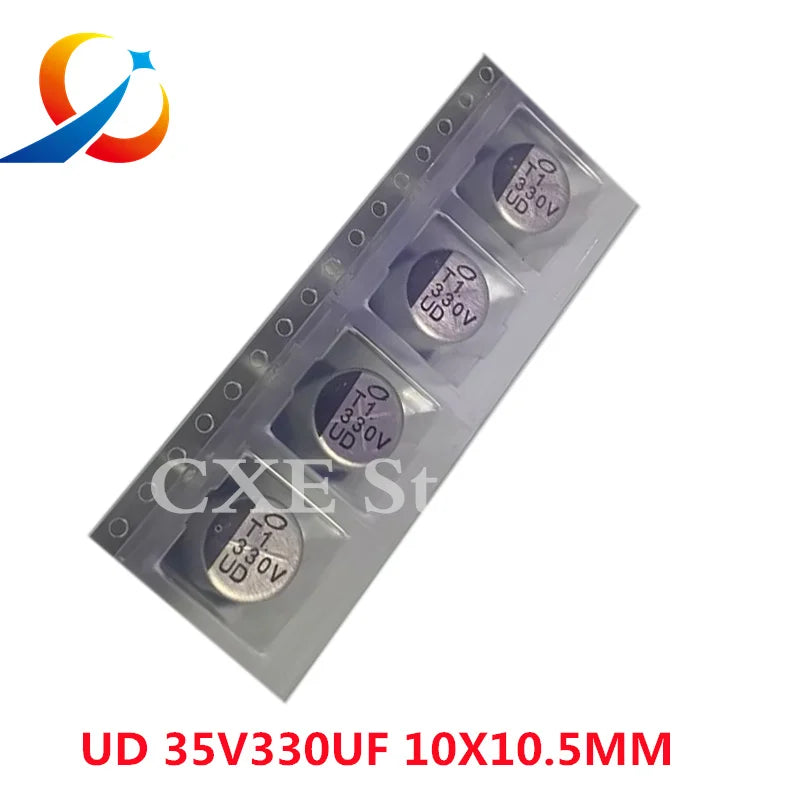 10PCS UD 10V 16V 25V 35V 50V 100V 10UF 22UF 47UF 68UF 100UF 150UF 220UF 330UF 470UF Nichicon SMD Electrolytic Capacitor  NEW