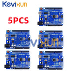 1-10PCS UNO R3 CH340G MEGA328P Chip for Arduino UNO R3 + USB/TYPE-C CABLE ATMEGA328P-AU Development Board 16Mhz