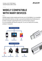 JCALLY JM7 Max TypeC/Light-ning To 3.5mm Digital Audio Cable DAC CX31993 For Android/Apple Adapter Decode Amp 32bit/384KHz