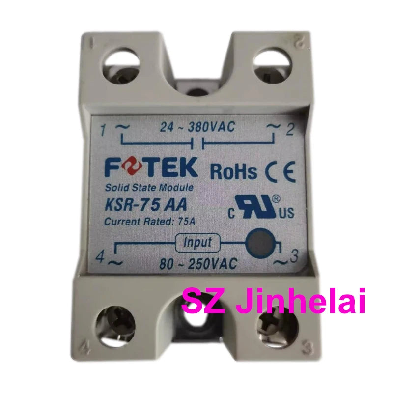 FOTEK KSR-25AA 10AA 40AA 75AA -H 10VA 25VA 40VA 50VA 75VA Authentic Original Single-phase Solid State Relay