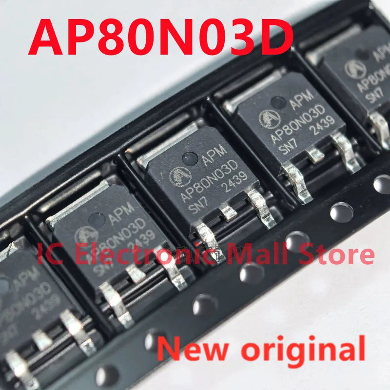 10PCS New Original AP80N03D 80N03D TO252 30V 80A N-channel MOSFET transistor