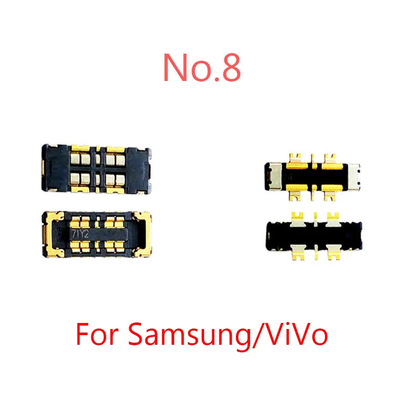 2sets Battery FPC Connector On Board For HUAWEI Honor Xiaomi Redmi Meizu OPPO VIVO Lenovo Samsung Sony ASUS Pixel Infinix Tecno