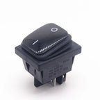 2pcs 30A Power Switch 125V/250V AC Boat Rocker Switch ON/Off Switch 4Pins Toggle Switch with UL Certificate Waterproof Switches