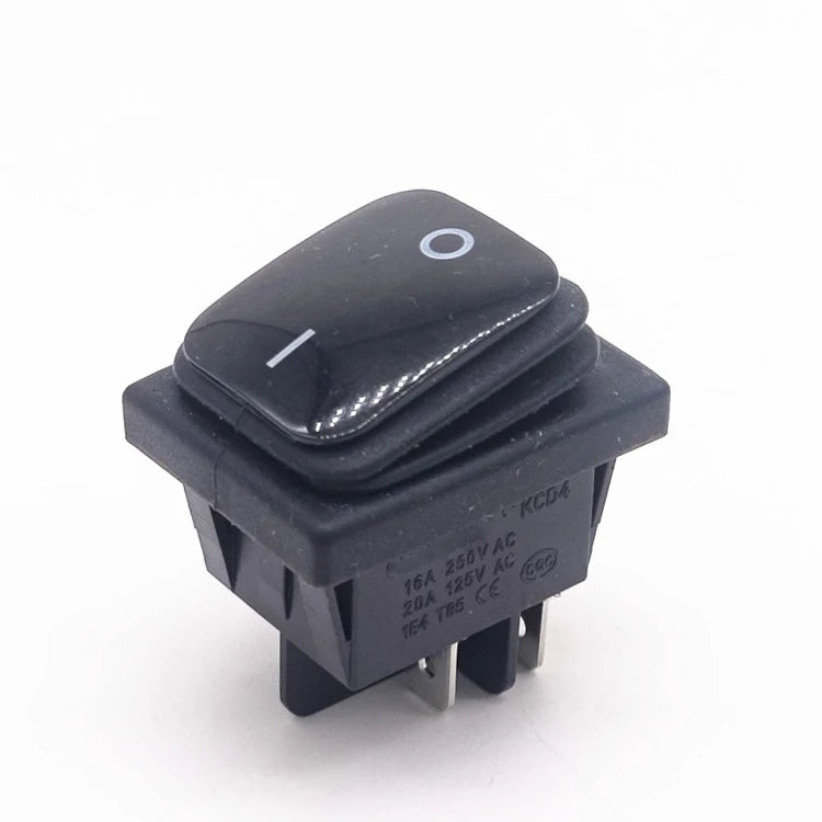 2pcs 30A Power Switch 125V/250V AC Boat Rocker Switch ON/Off Switch 4Pins Toggle Switch with UL Certificate Waterproof Switches