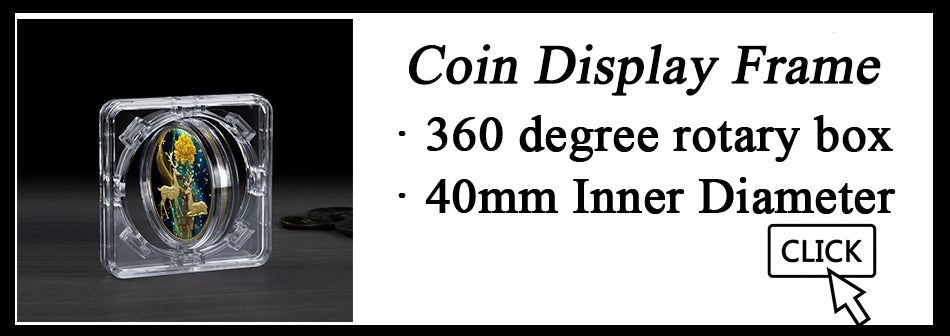10Pcs Clear Collection Coin Holder Capsule with Display Stand and Gasket 17/20/25/27/30/33/38/40mm Coins Storage Organizer Box
