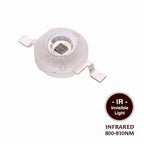 10pcs 3W Infrared 680nm 740nm 760nm 800nm 850nm 880nm 900nm 940nm 980nm 1000nm IR LED Chip For CCTV Camera Night Vision Lighting