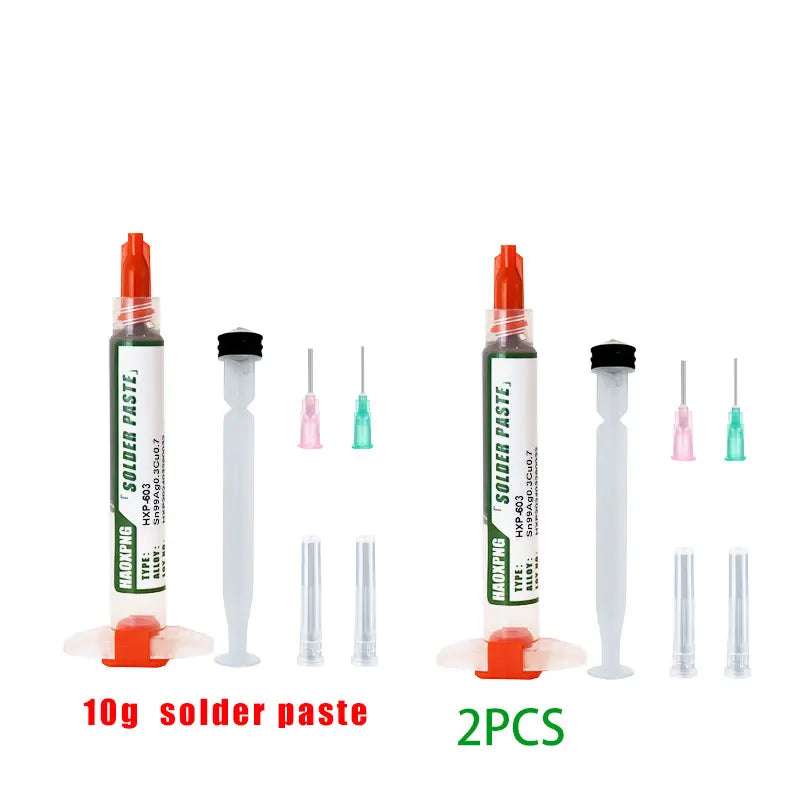 Sn99ag0.3cu0.7 Lead-free Solder Paste 217°c No-clean High Temperature Solder Paste For Smd/bga/smt/ic/pcb Repair