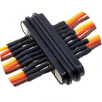 3A Magnetic Spring Loaded Pogo Pin Connector 24VDC LED Snap-on JST SM JR Servo Extended Cable 5/6/7/8/9 Pin Male Female Blind