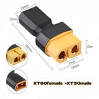 1/5pcs Lithium Battery Adapter XT60 to XT30, Male to Female, Female to Female, Drone Battery Conversion Adapter