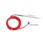 PT100 RTD Penetrating Temperature Thermistor Probe 4x50mm 4x100mm 4x150mm PT1000 Needle-shaped Thermal Resistance Sensor