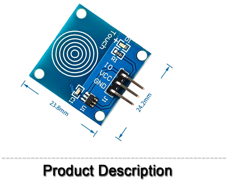 TTP223 TTP224 TTP226 TTP229 1/4/8/16Channel Jog Digital Touch Button Sensor Capacitive Switch Modules Accessories for Arduino