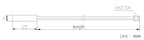 10pcs Temperature Sensor 5X25MM Waterproof  Temperature Probe   10K 5K  50K 100K B3950 Long10CM Tin XH2.54 Pulg NTC Thermistor