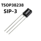 10pcs TSOP38238 SIP-3 Infrared Remote Control Receiver 38KHz Center Frequency 100% Brand New