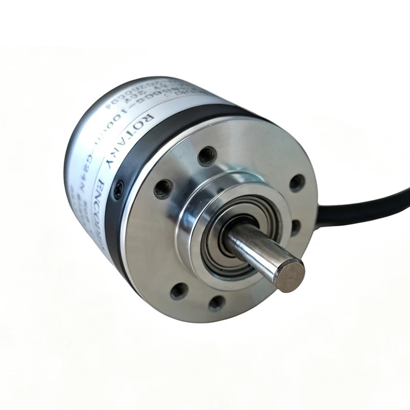 E38 Incremental Optical Rotary Encoder 5-24VDC 50/100/200/360/400/600/800/1000PR AB Two Phase 6mm Shaft Outputing NPN or Voltage